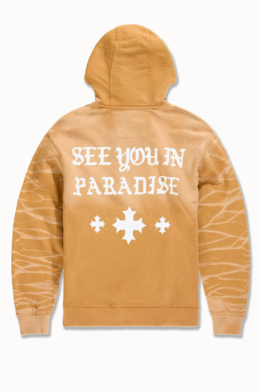 Jordan Craig Tonal Washed Pullover Hoodie- Camel