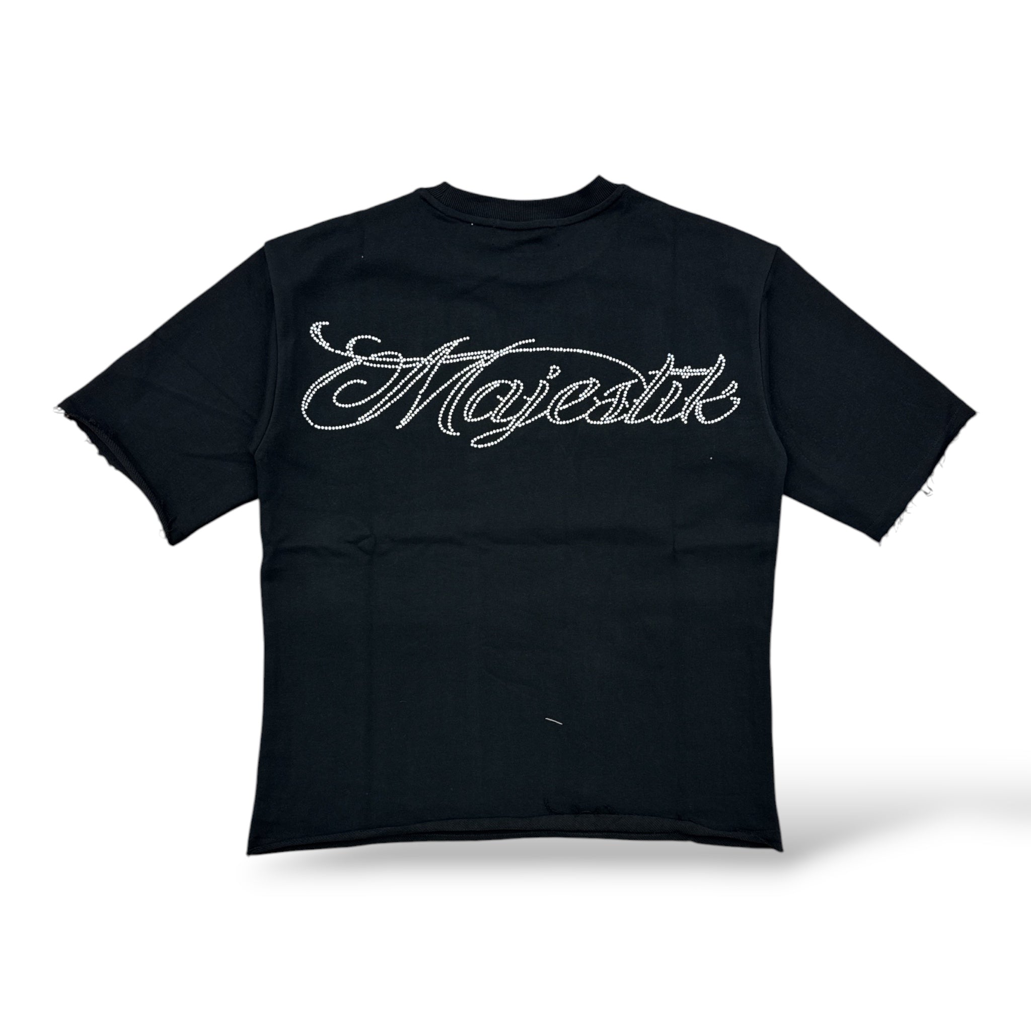 Majestik 'Racing' Oversized T-Shirt- Black