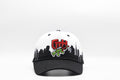 Gth Memphis Skyline Snapback Cap- White Black