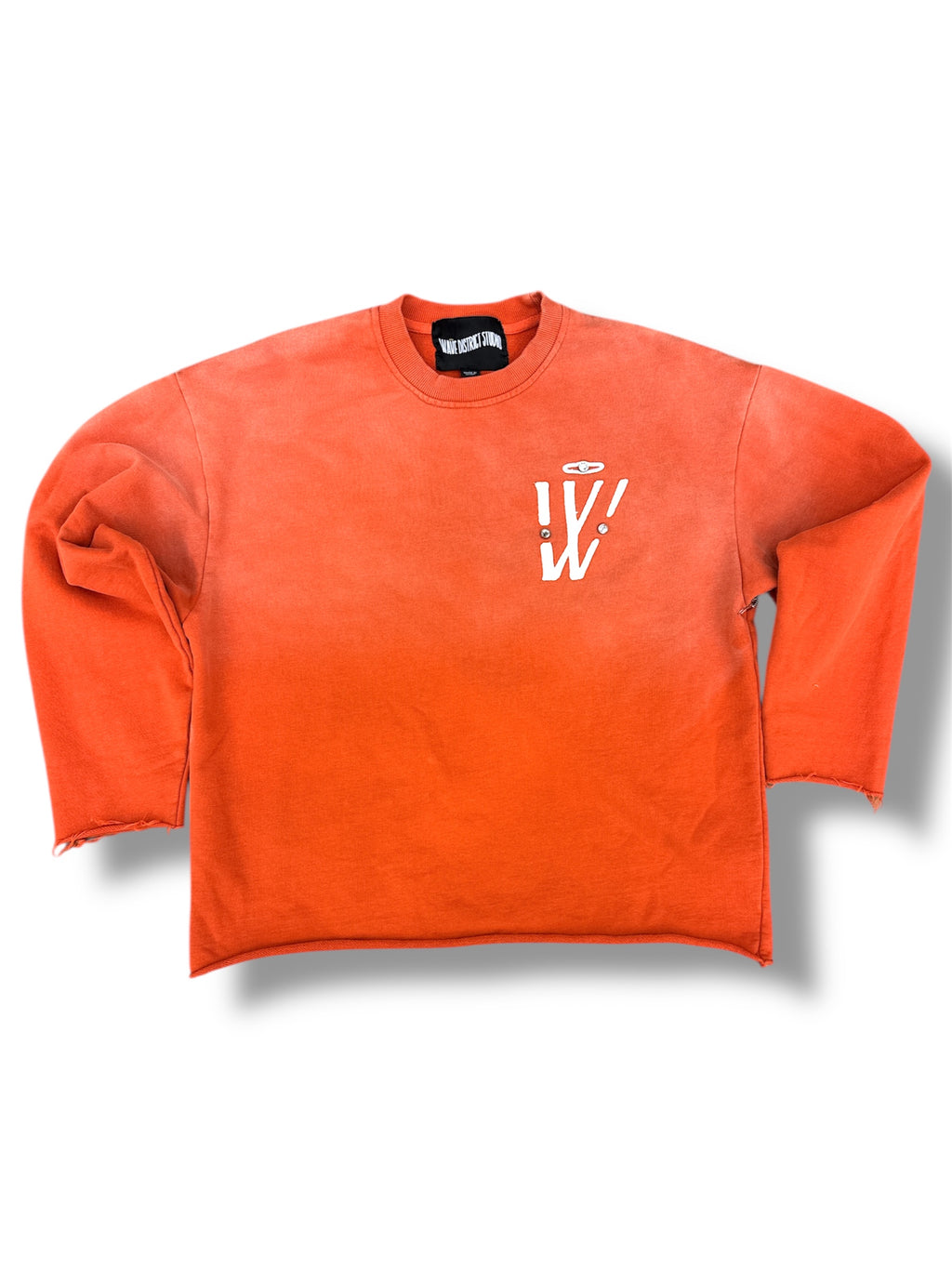 Wave District Studio Crew Neck- Acid Orange