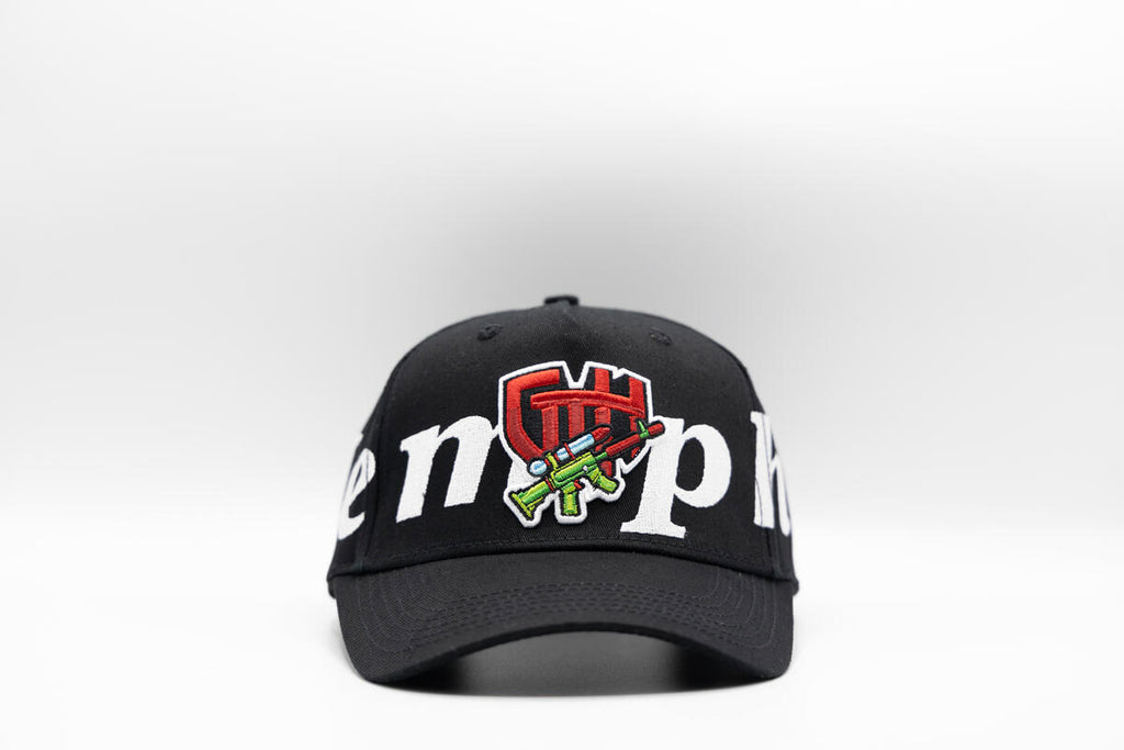 Gth Bold Memphis All Around Snapback Cap- Black