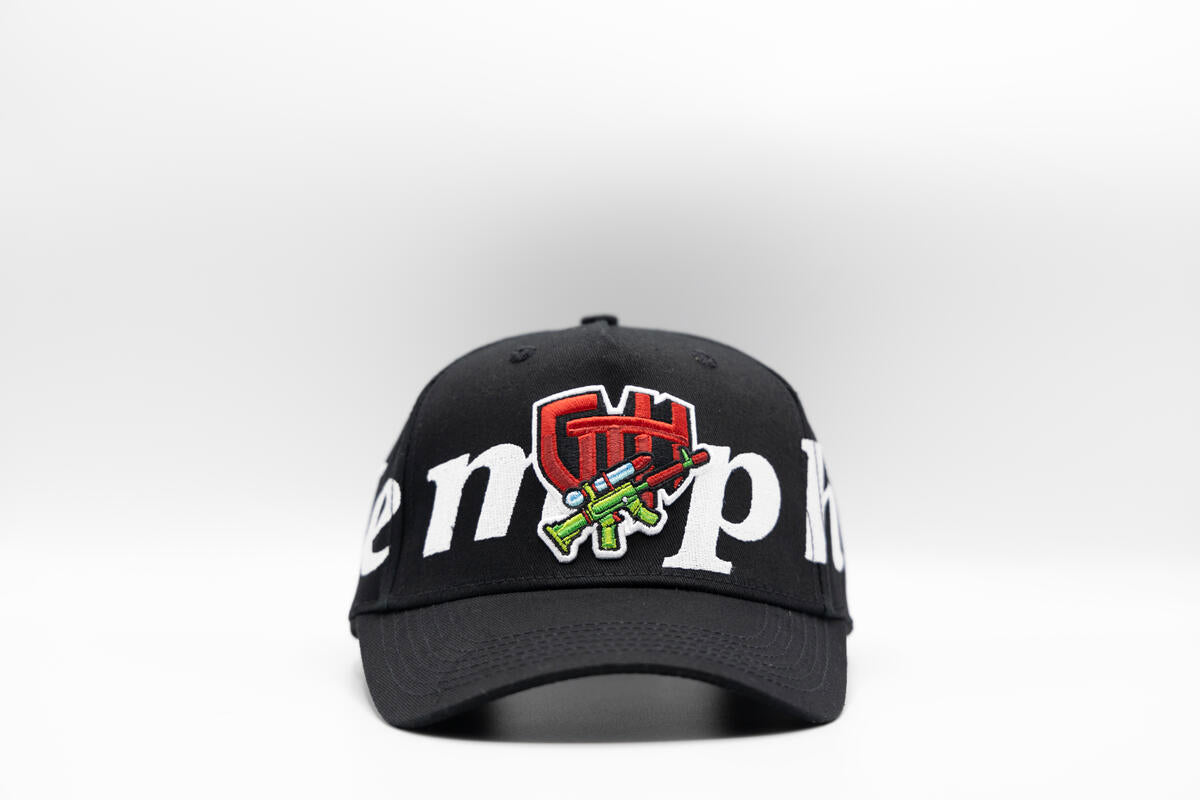 Gth Bold Memphis All Around Snapback Cap- Black