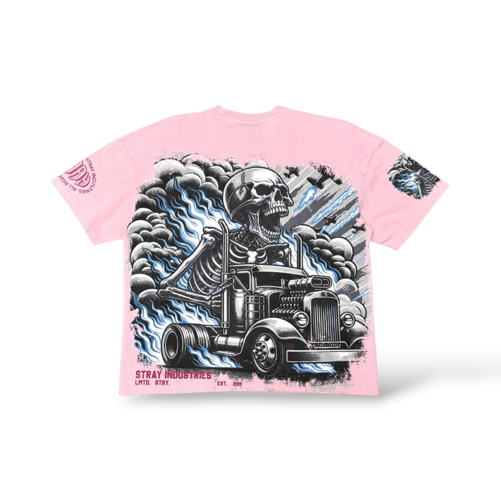 Stray 'Getaway' T-Shirt- Dust Pink