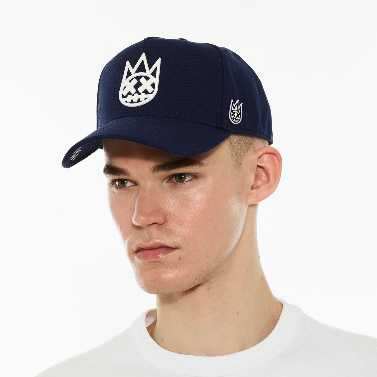 Cult Logo Mesh Back Trucker Hat 'Shimuchan'- Midnight Blue