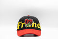 Gth Bold San Francisco All Around Snapback Cap- Black Red