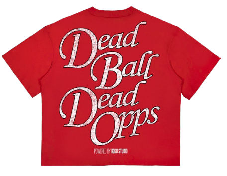 Roku 'MVP' Boxy T-Shirt- Red