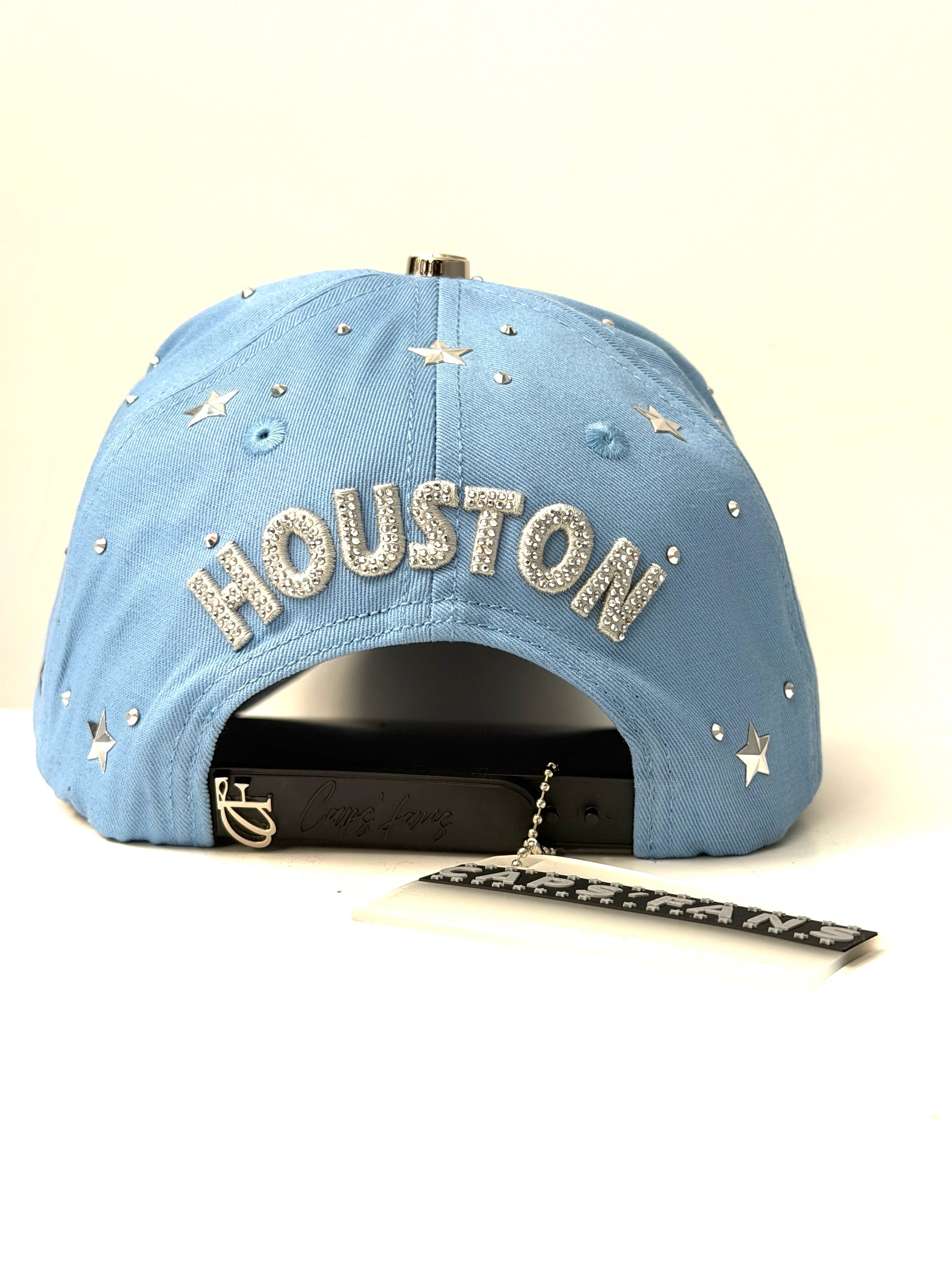 Caps'Fans Houston Stars Cap With Crystals- Blue