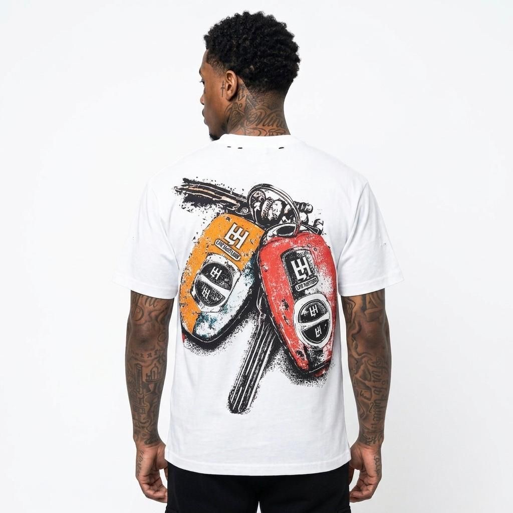 LH 'Sports Car' T-Shirt- White