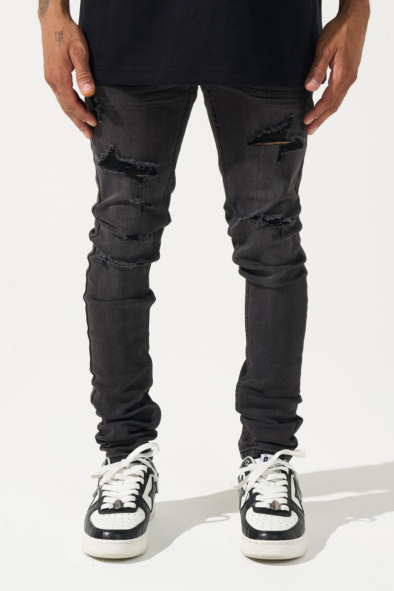 Serenede 'Shadow 33' Skinny Jeans- Coal