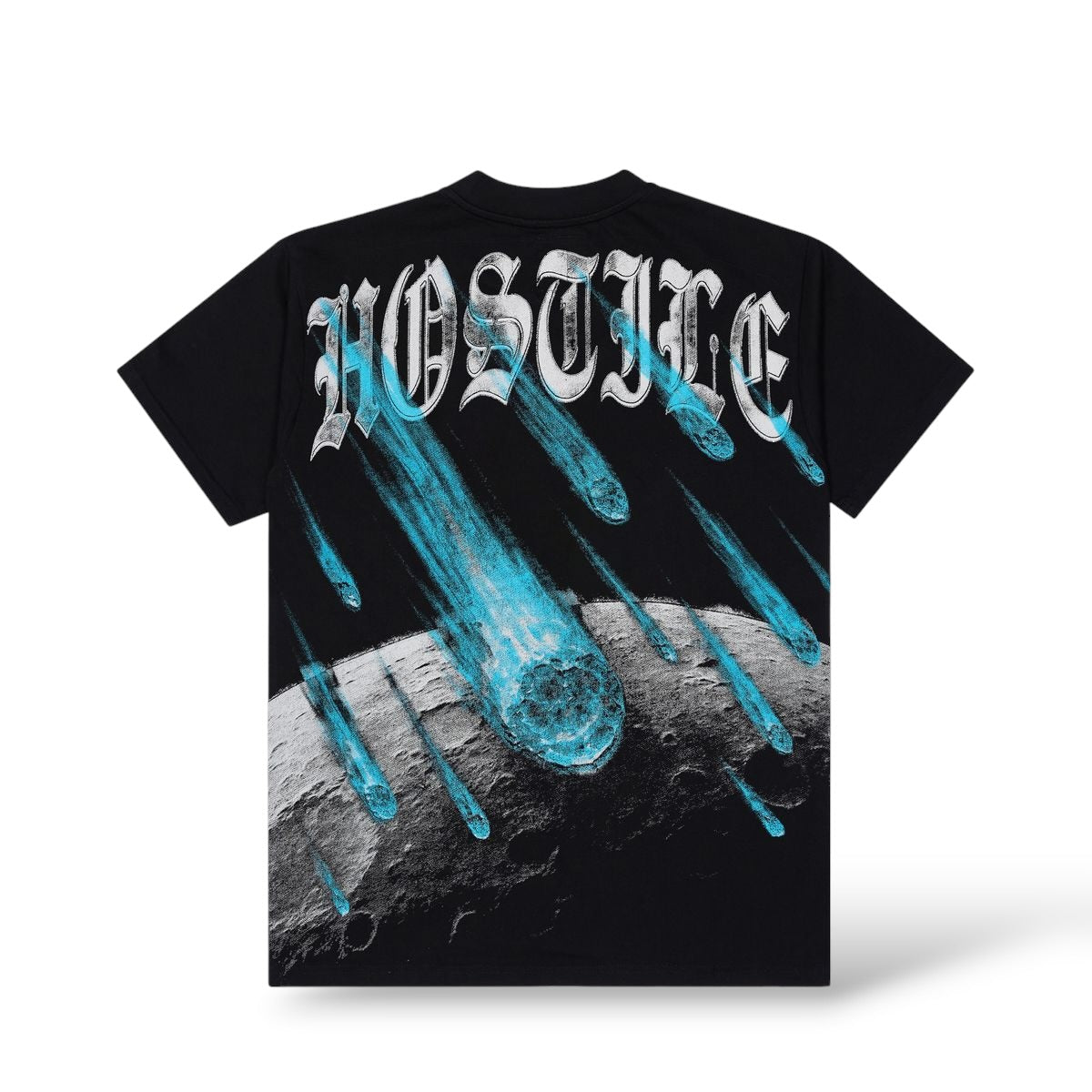 X Hostile 'Extinction Blue' T-Shirt- Black/Blue