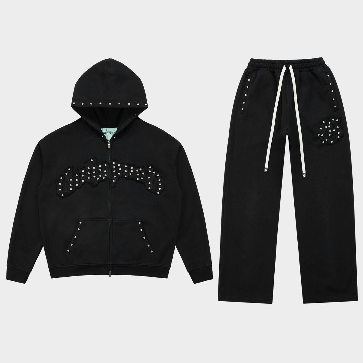 Godspeed Symmetric Studded Sweatpants V2- Black