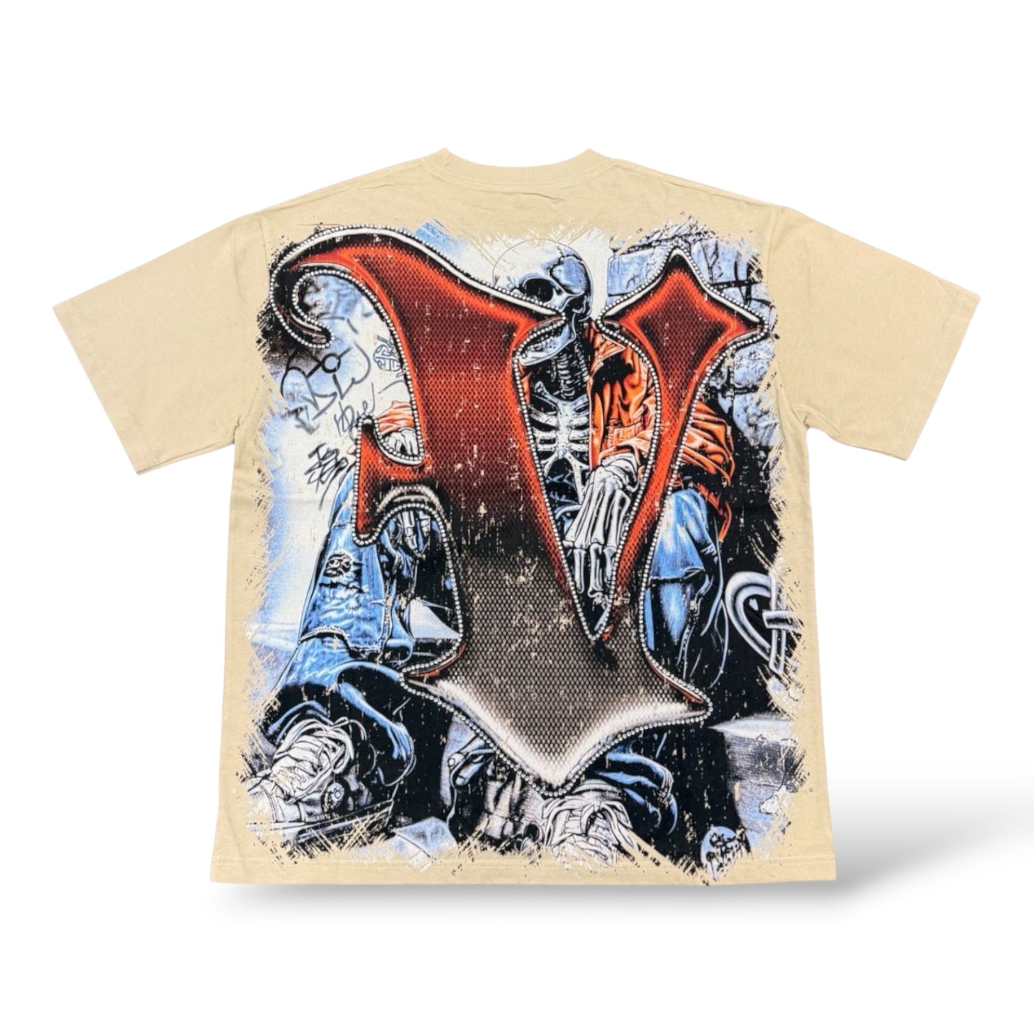 VTilted 'Unstable' Tee- Cream