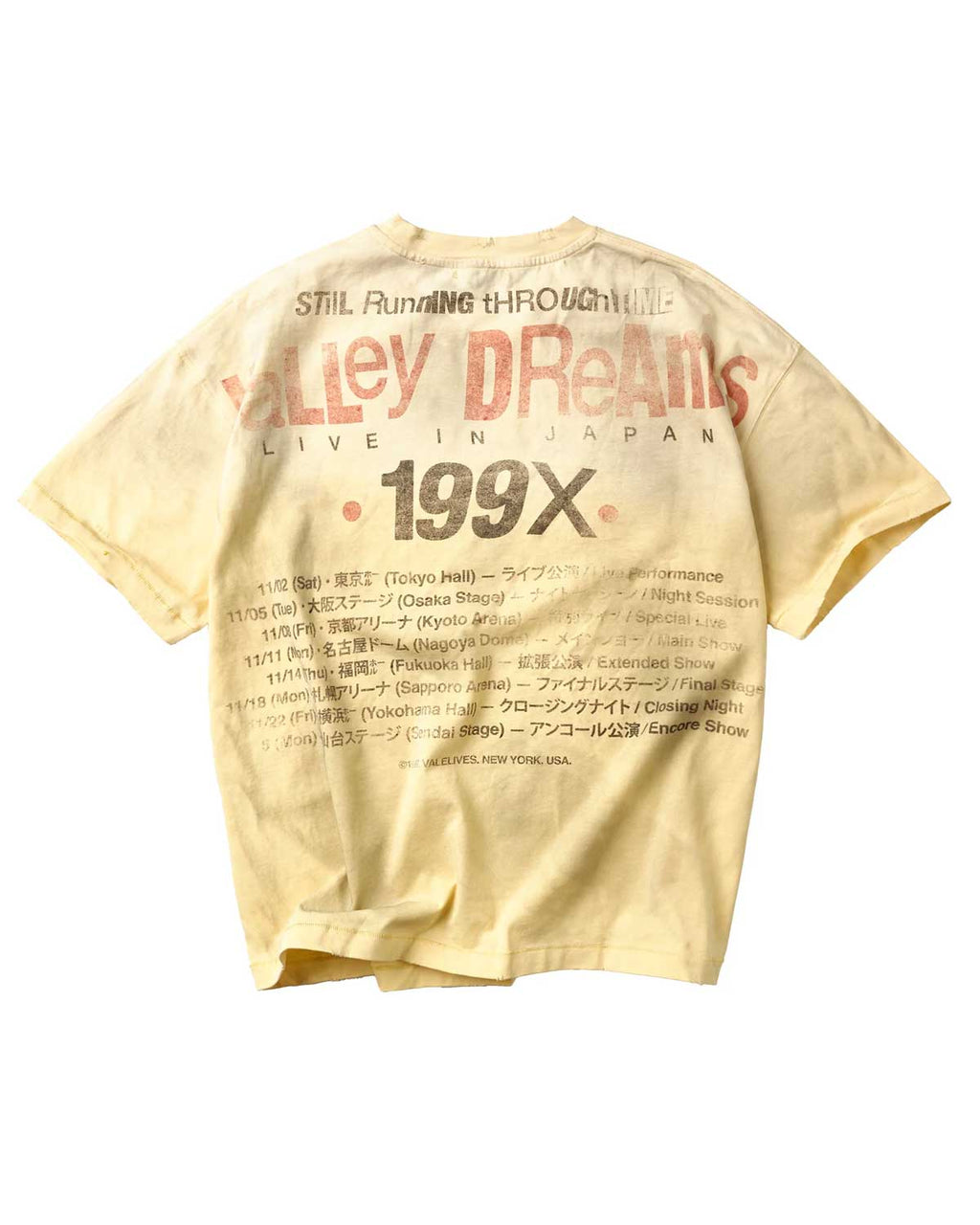 Vale 'Valestar' T-Shirt- Yellow