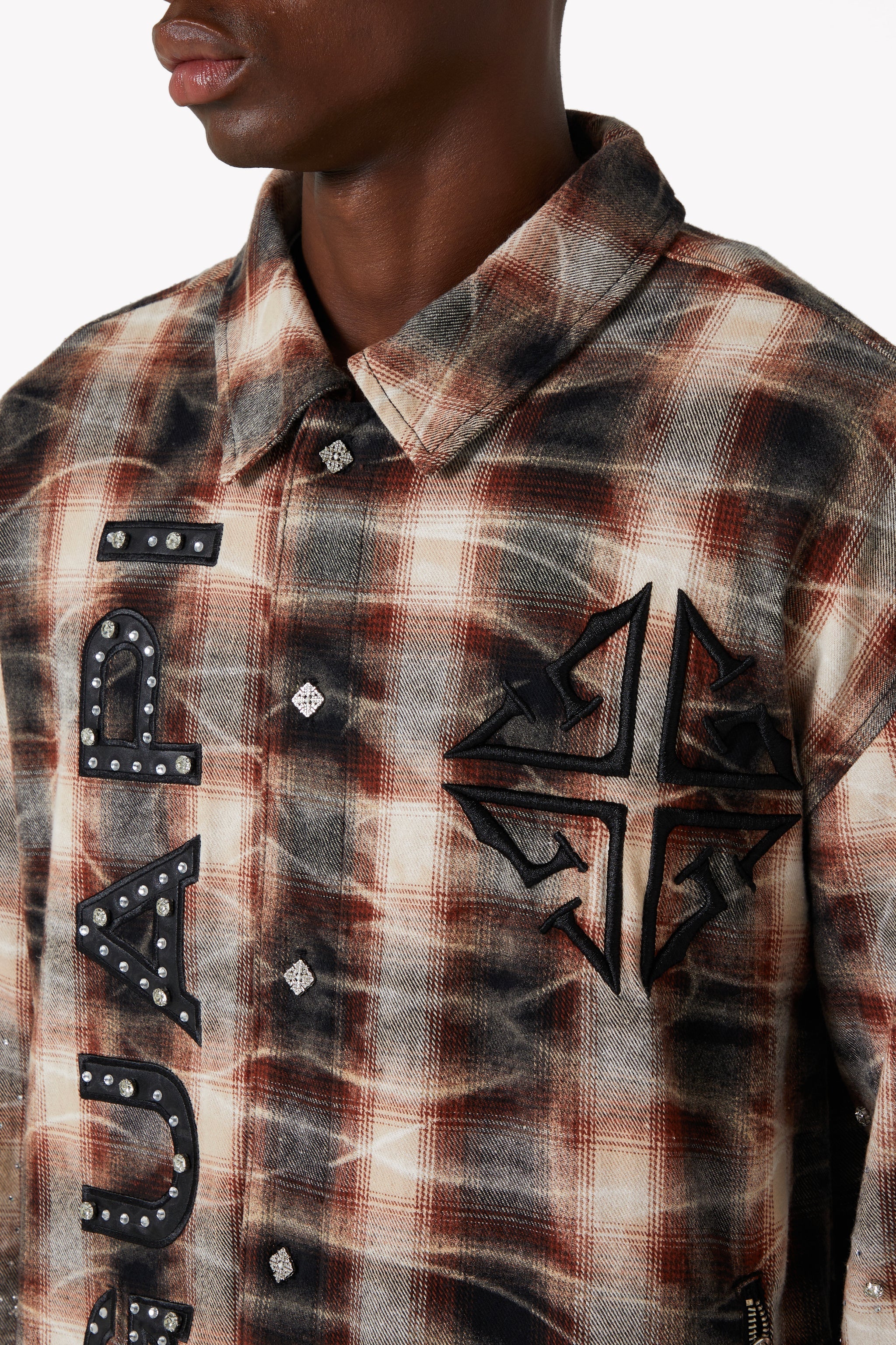 Guapi MOCHA RHINESTONE FLANNEL
