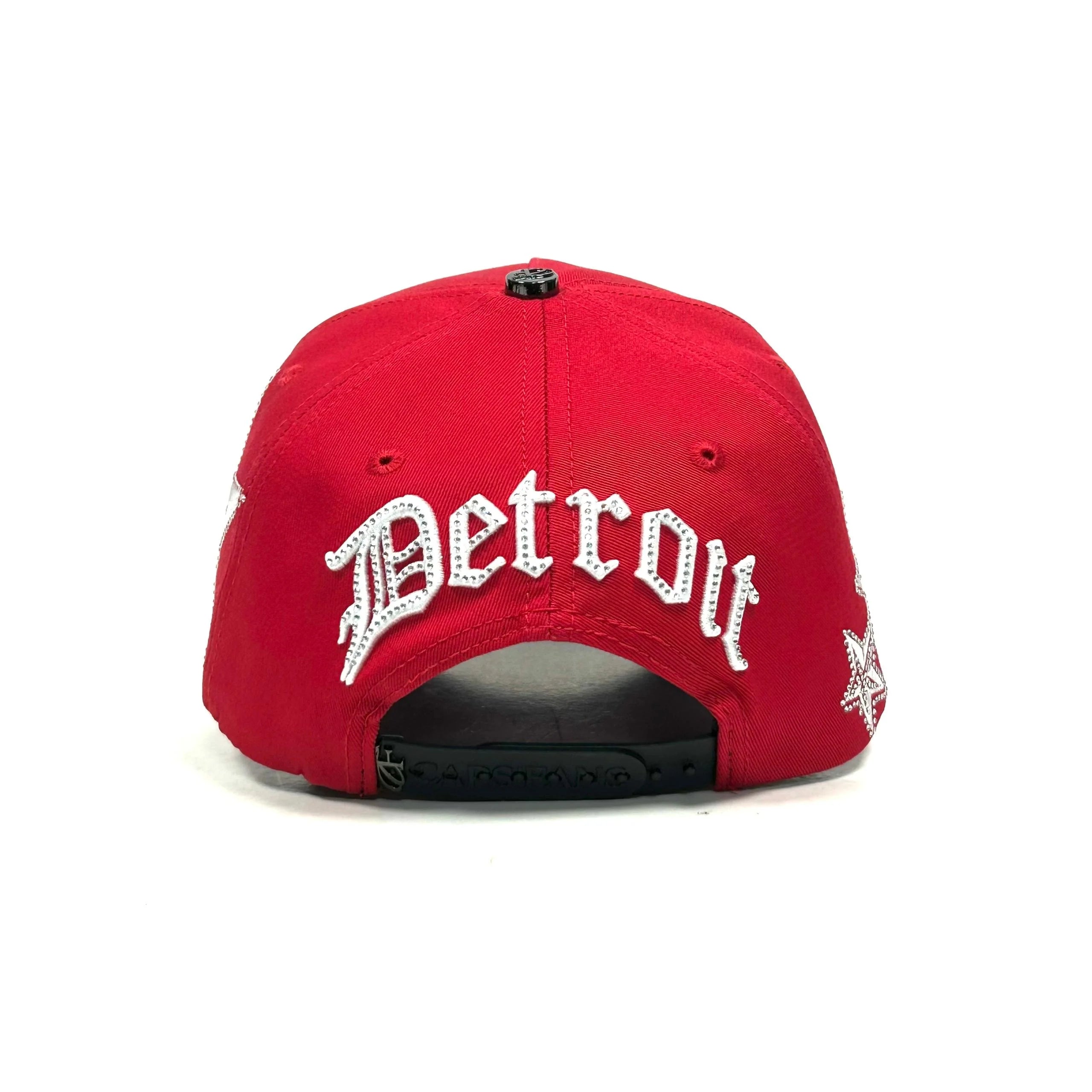 Caps'Fans Detroit Cap- Red/White