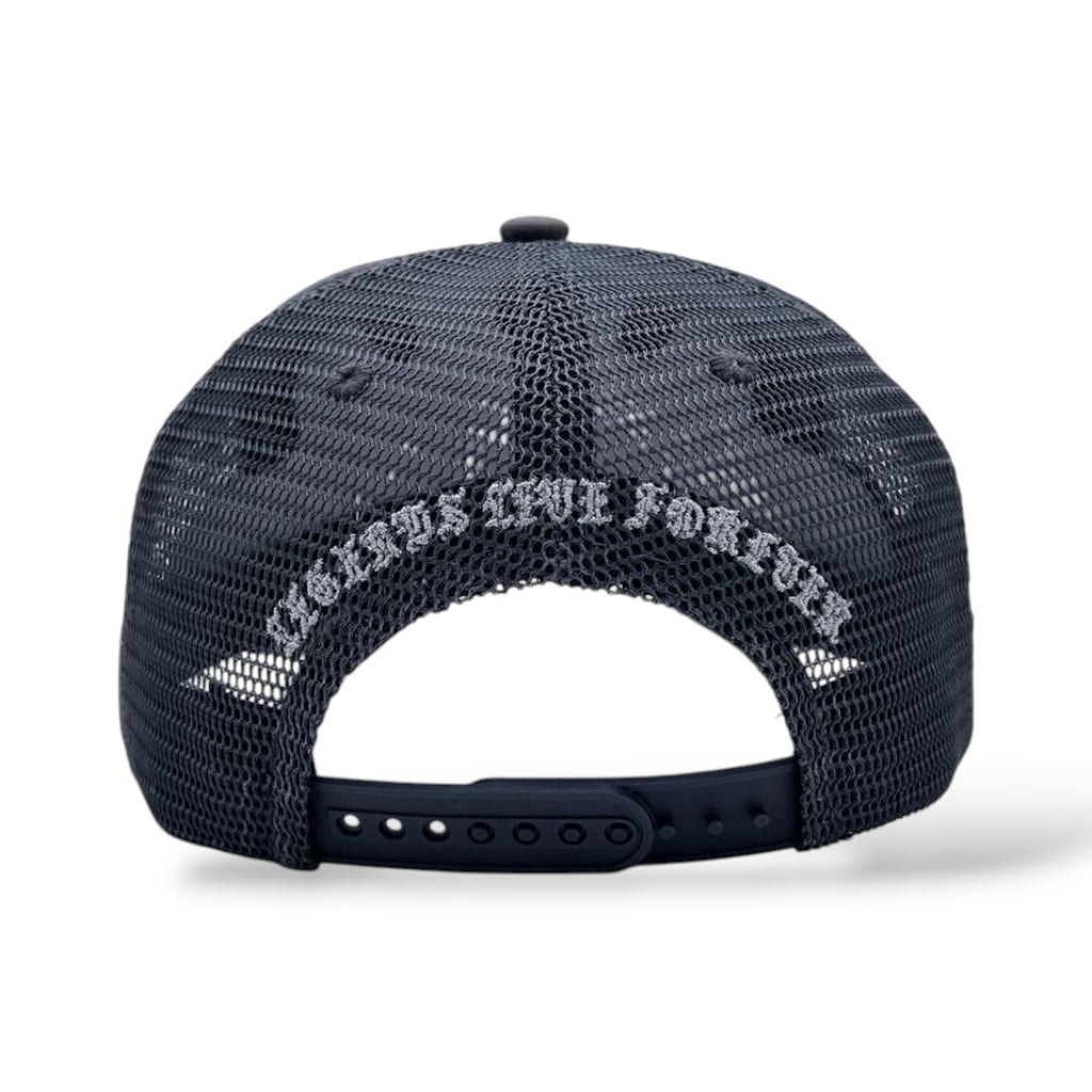 Hudson 'V1 Diamond 777' Suede Trucker Hat- Grey