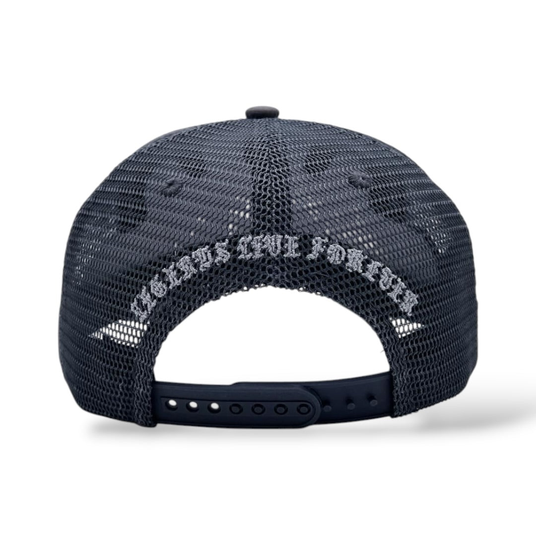 Hudson 'V1 Diamond 777' Suede Trucker Hat- Grey