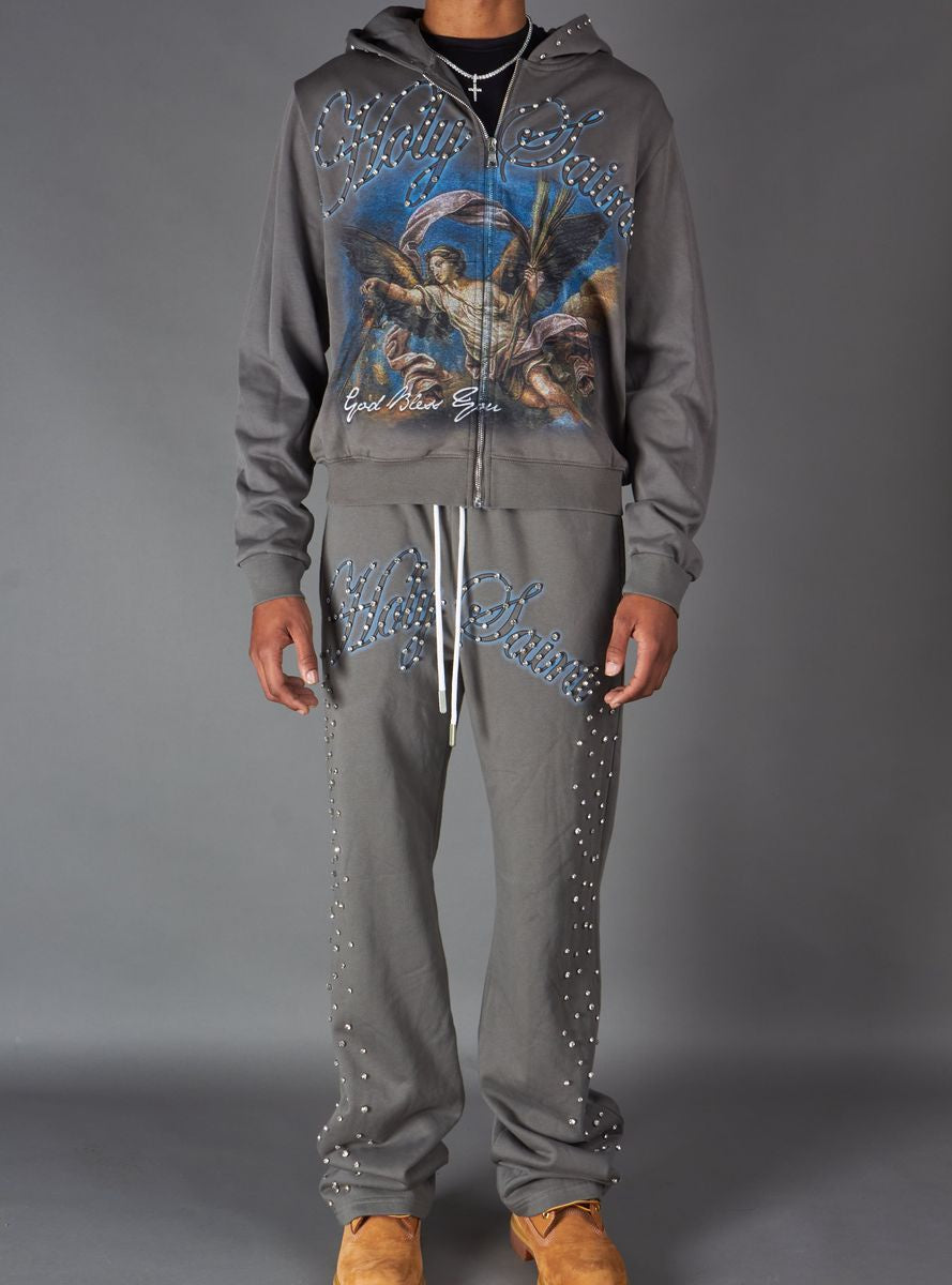 Politics San Hoodie- Grey