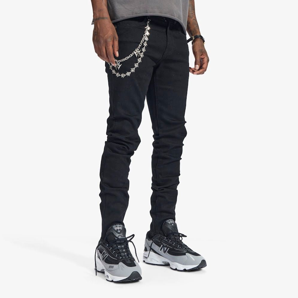 Melee ‘Noctis’ Skinny Jeans - Jet Black
