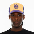 Cult Logo Mesh Back Trucker Hat 'Shimuchan'- Neon Orange