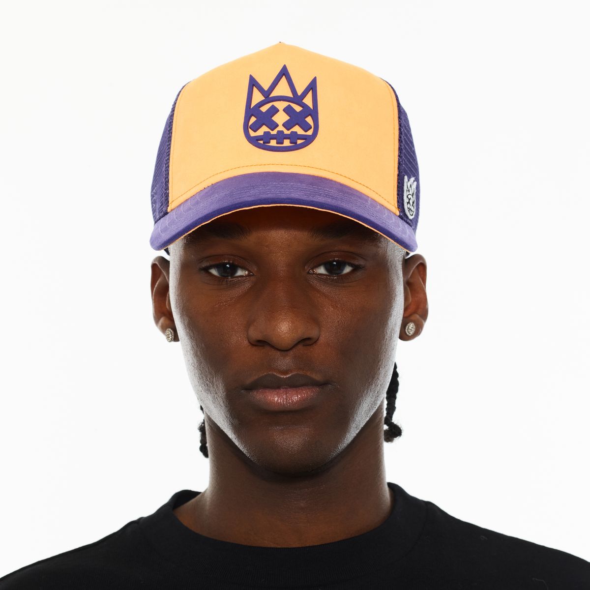 Cult Logo Mesh Back Trucker Hat 'Shimuchan'- Neon Orange