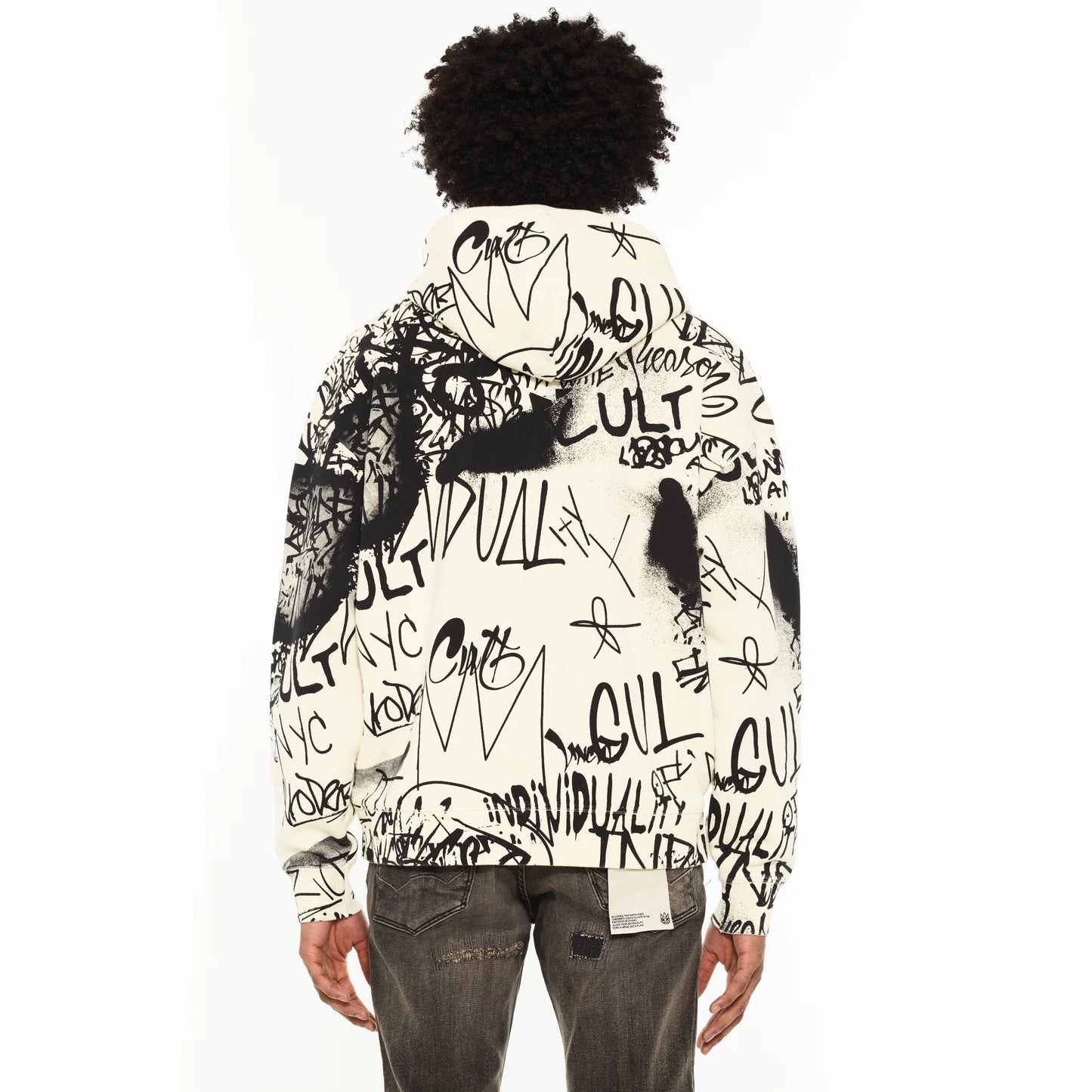 CULT ZIP NOVELTY HOODY
