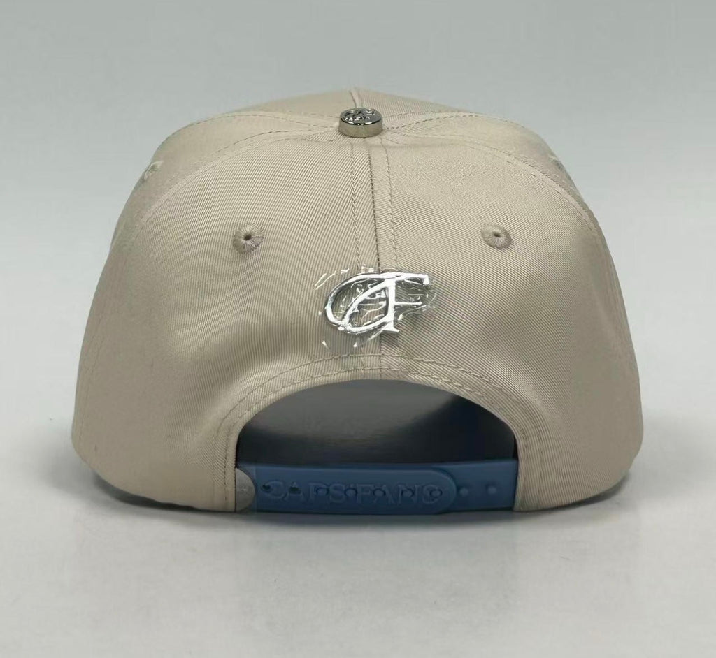 Caps'Fans 'NY Mets' Hat- Beige/Baby Blue