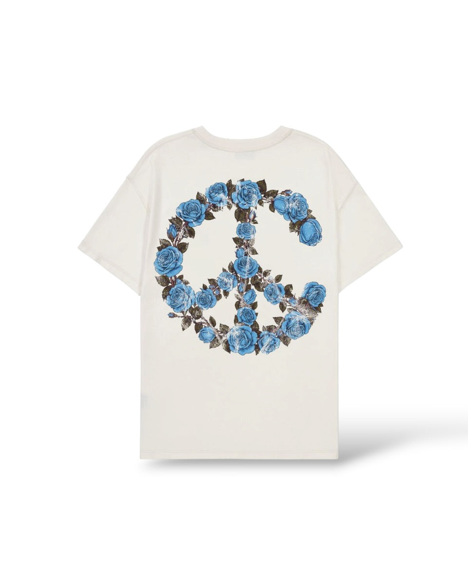Campus 'Burning Heart' T-Shirt- Cream