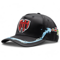 Gth No Outsider Aqua Time Snapback Cap- Black