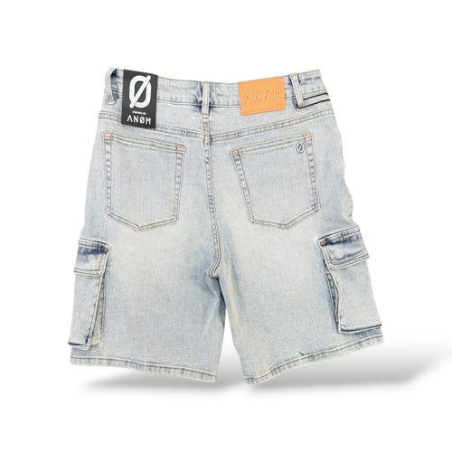 Anom 'Yazan' Cargo Shorts- Ice Blue