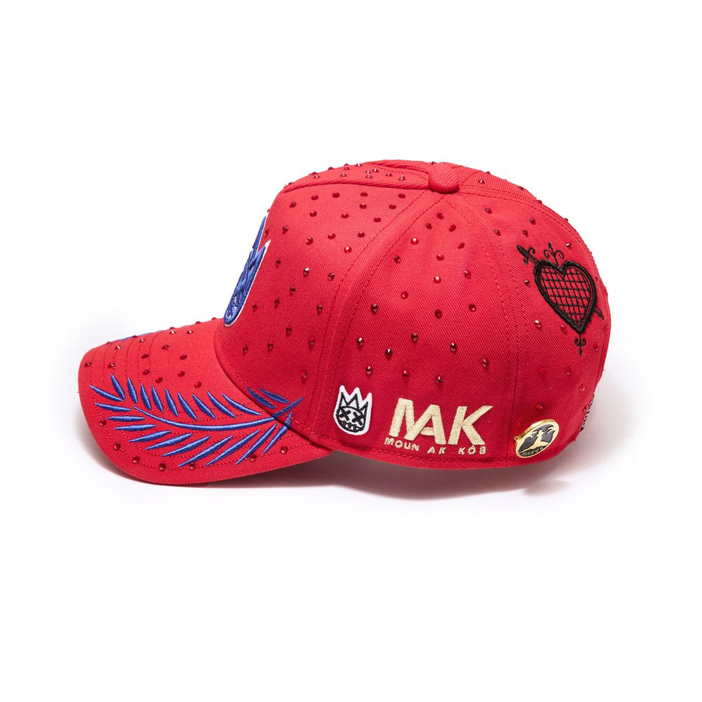 Cult X Topson Trucker Hat- Red