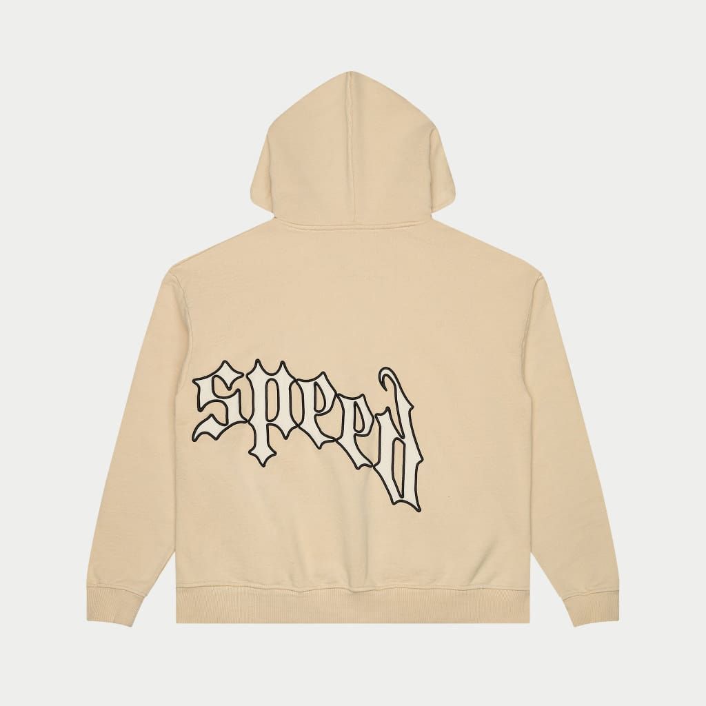 Godspeed OG Logo Hoodie V2- Cream/Bone