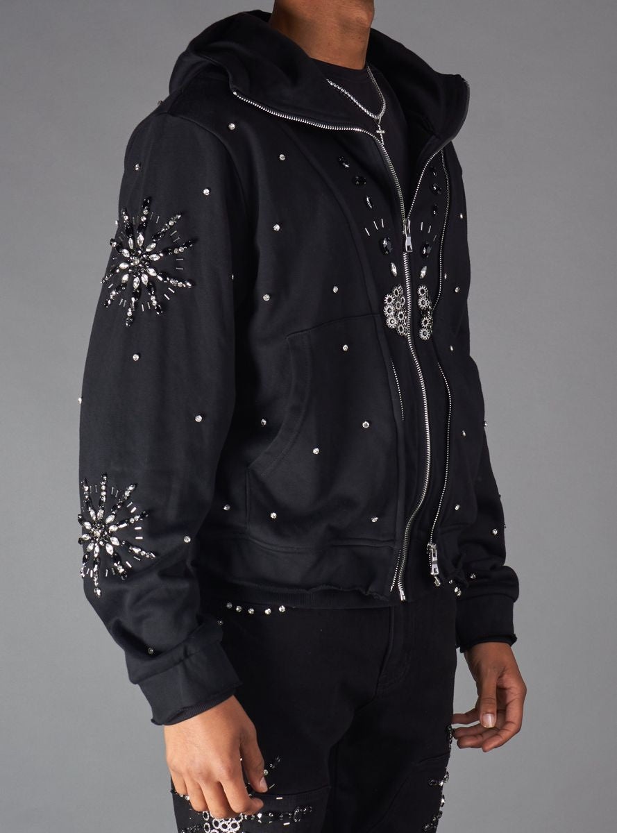 Politics Brae Hoodie- Black