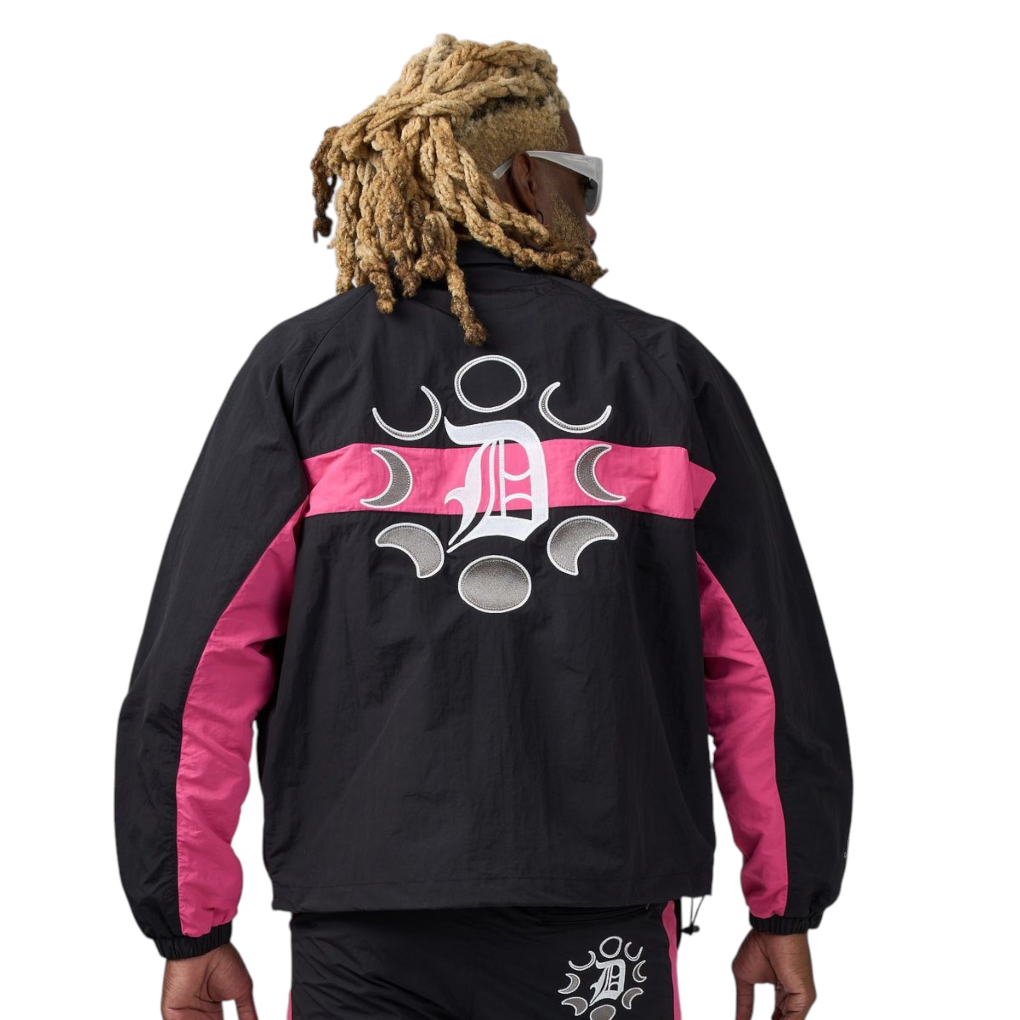 Duaa 'Cyber' Jacket- Black/Pink