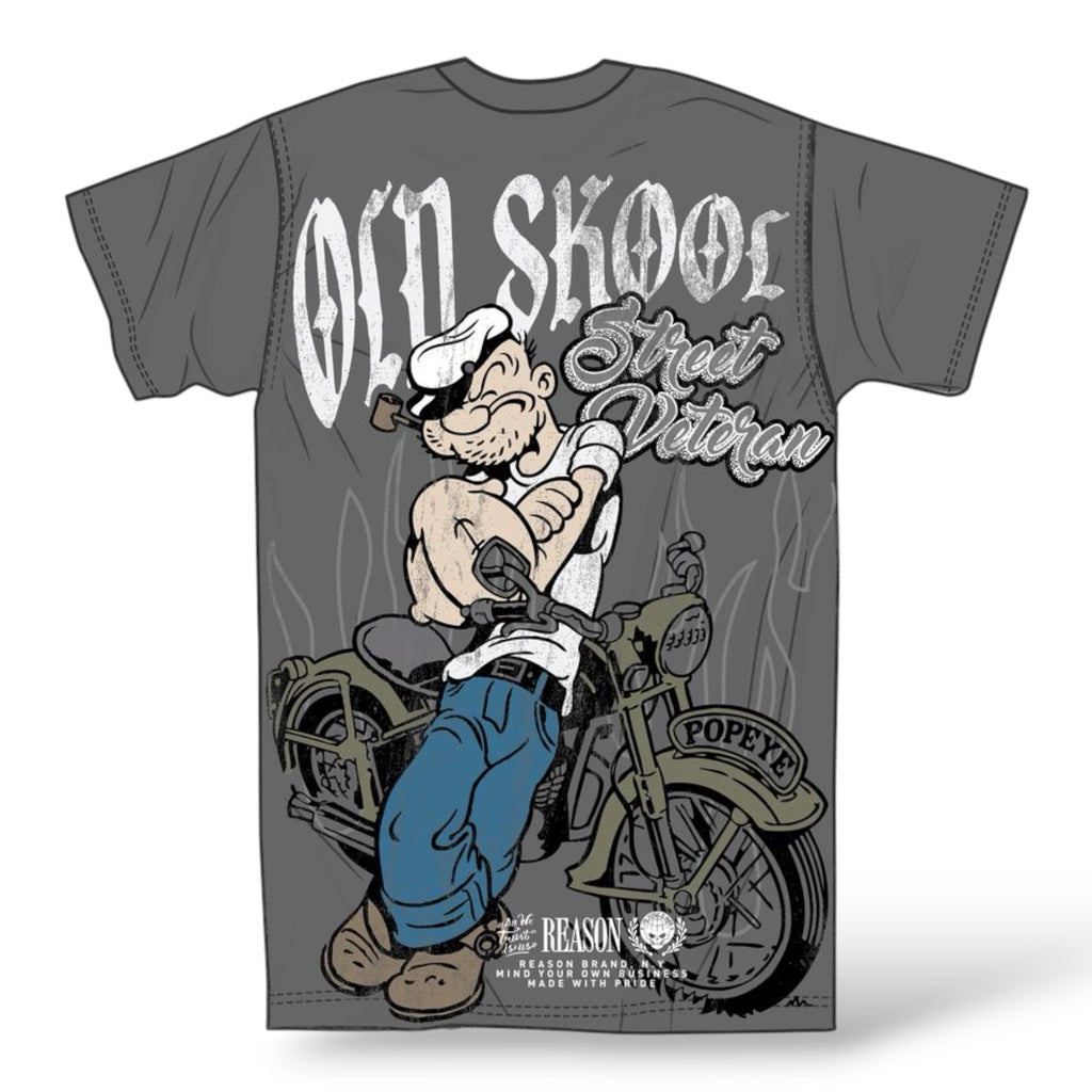 Reason 'Popeye' T-Shirt (305)- Grey