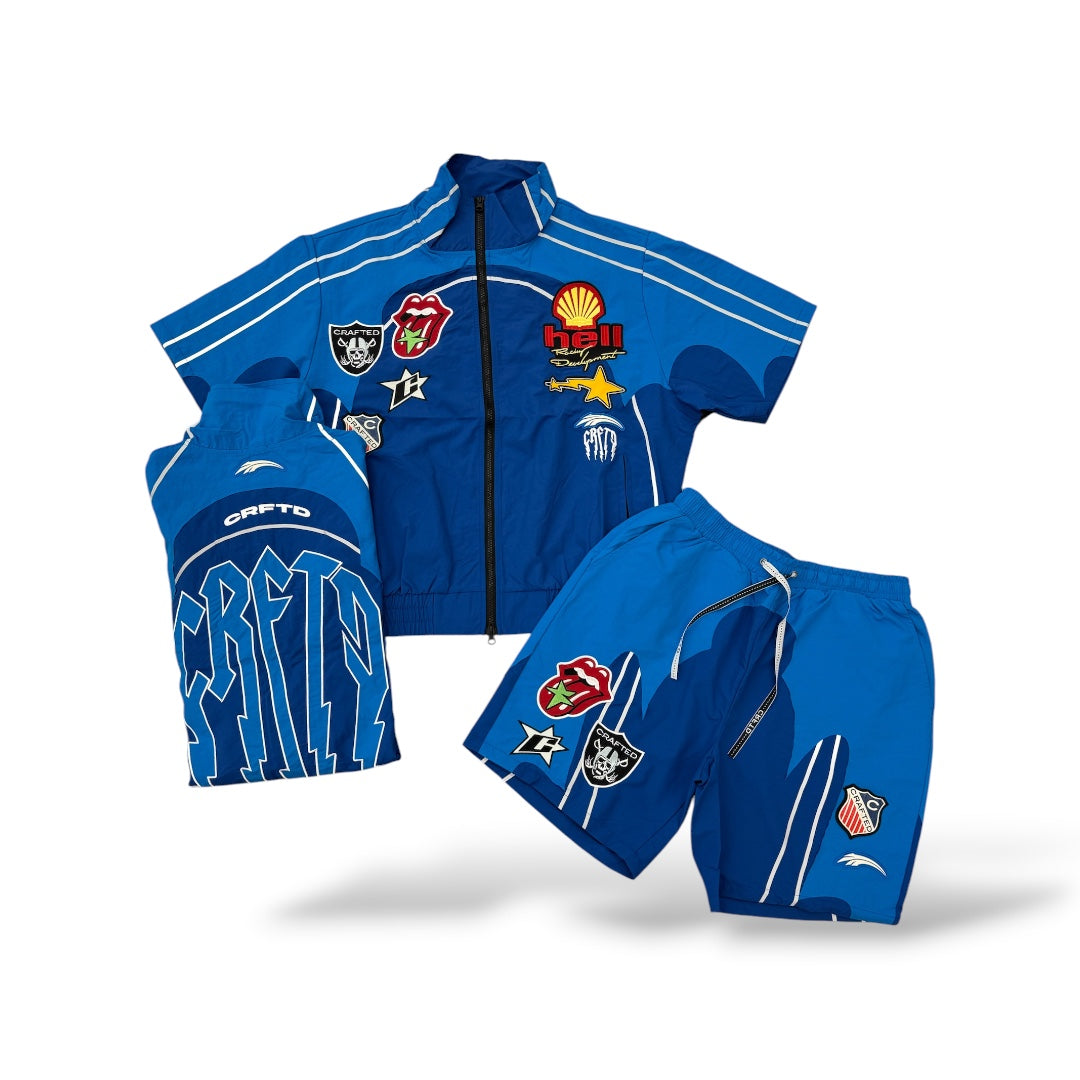 Crafted Fashion Nylon Shirt- Royale Blue
