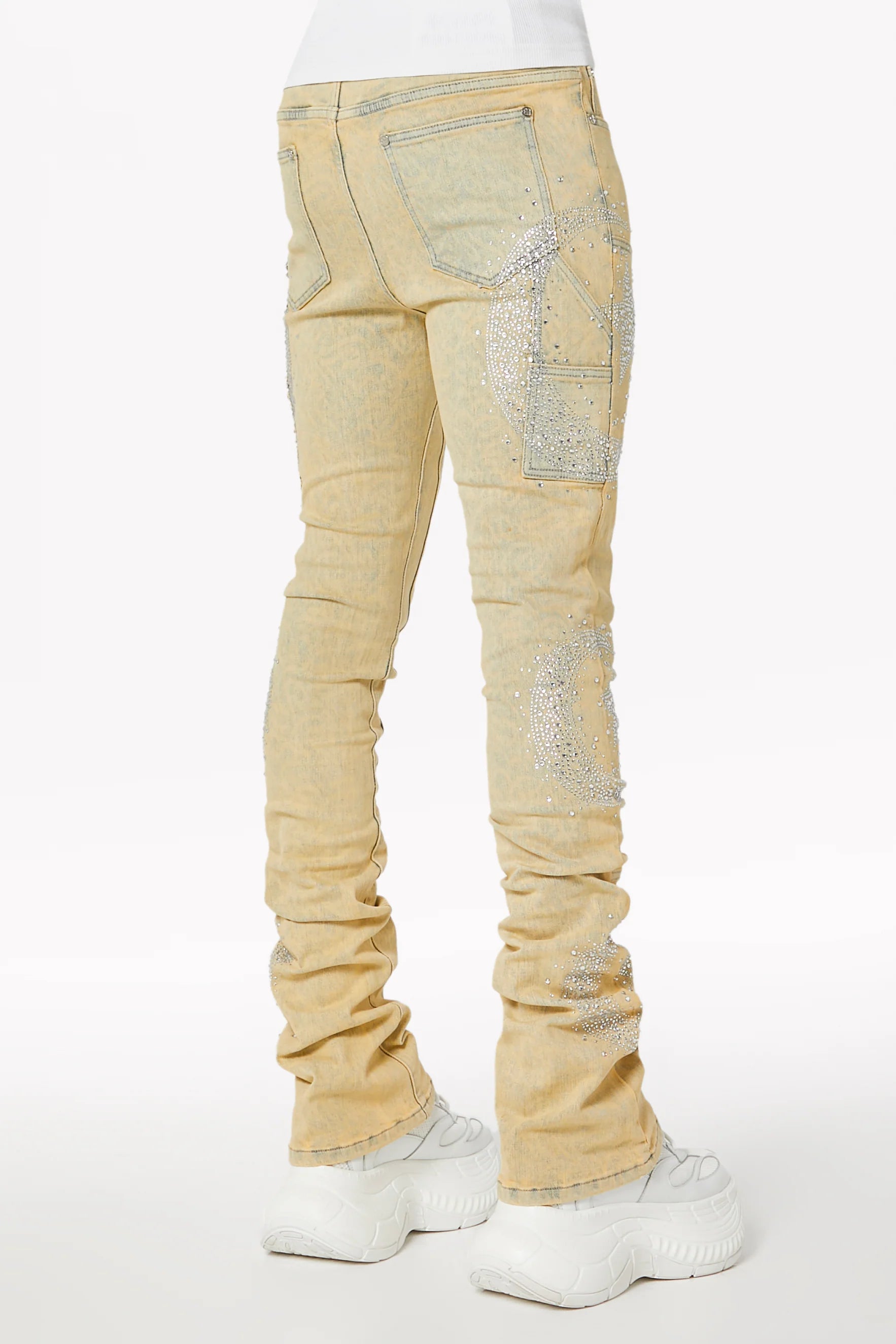 GUAPI Vintage Calligraphy Denim