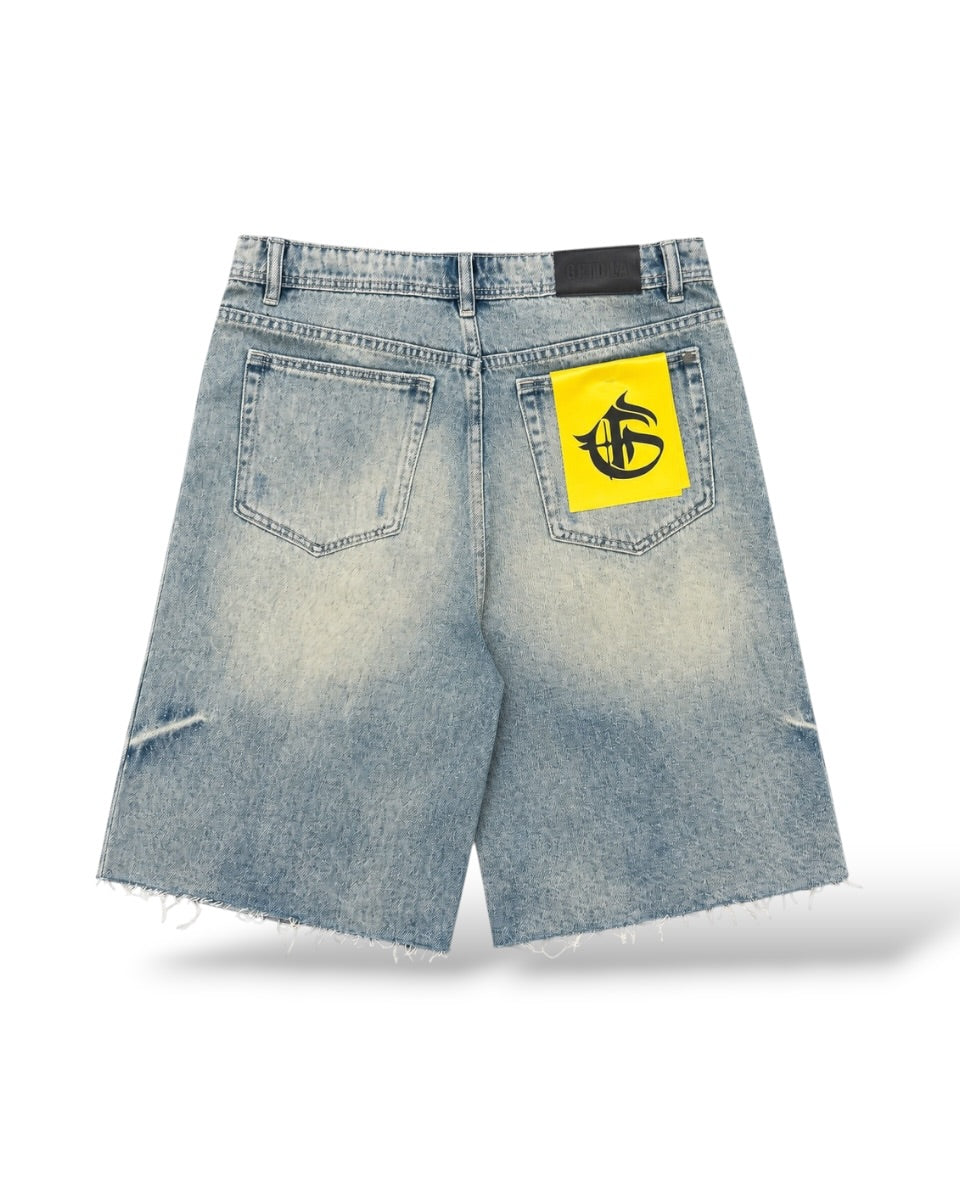 GFTD 'Dreams' Jorts- Mid Wash