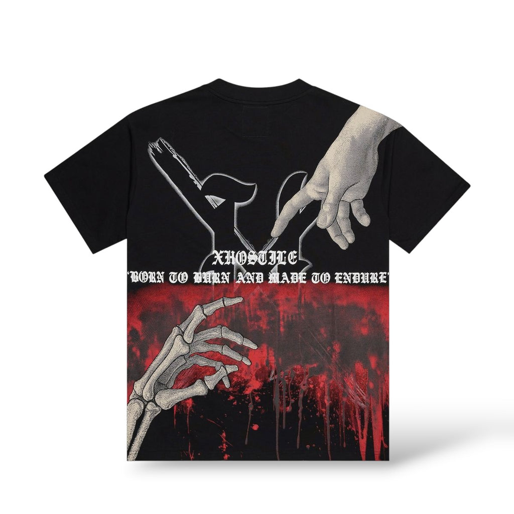 X Hostile 'Deadly Touch' T-Shirt- Black