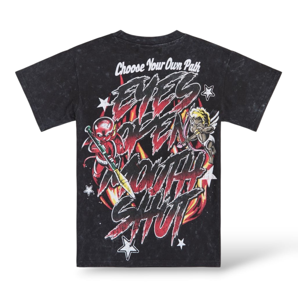 Reason 'Move In Silenced' T-Shirt (123)- Black Wash