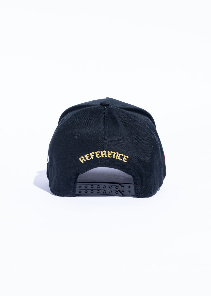 Reference 'NY' Hat- Black/Red/Gold