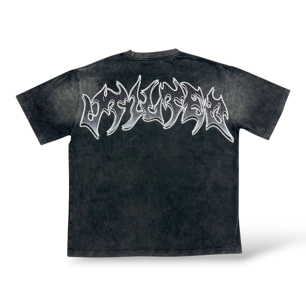 VTilted 'Blinded' Tee- Black Wash