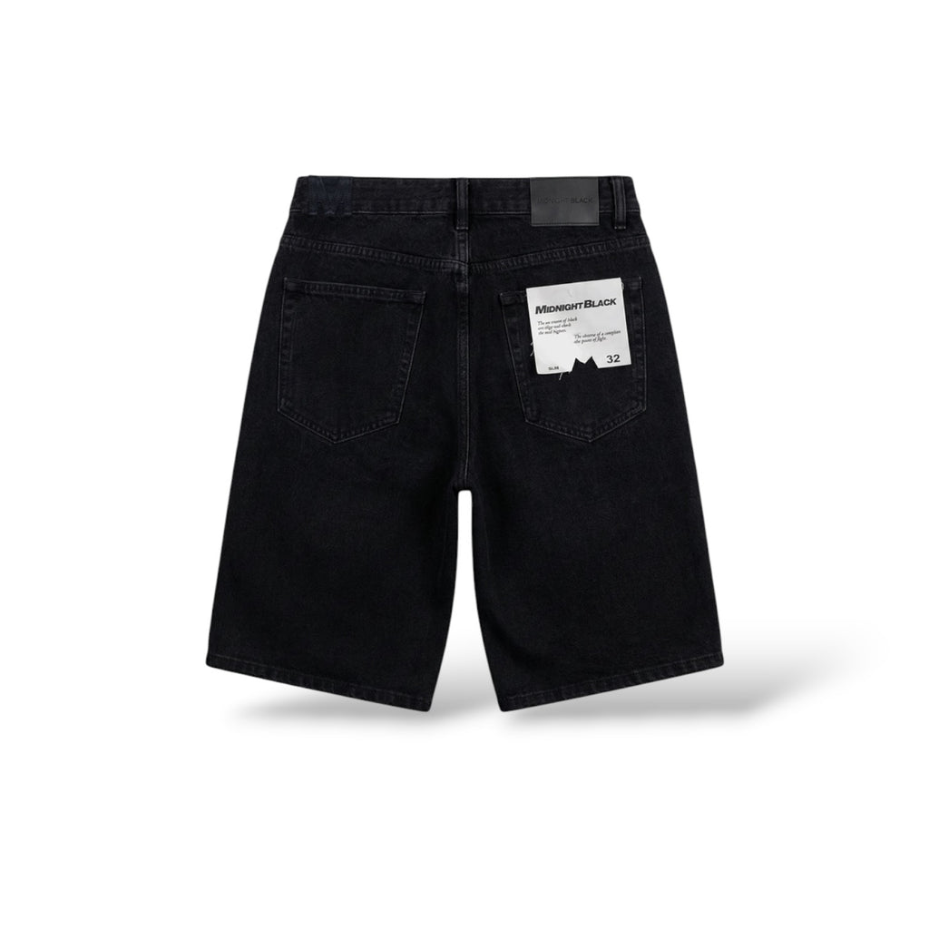 Midnight 'Distress' Shorts- Black