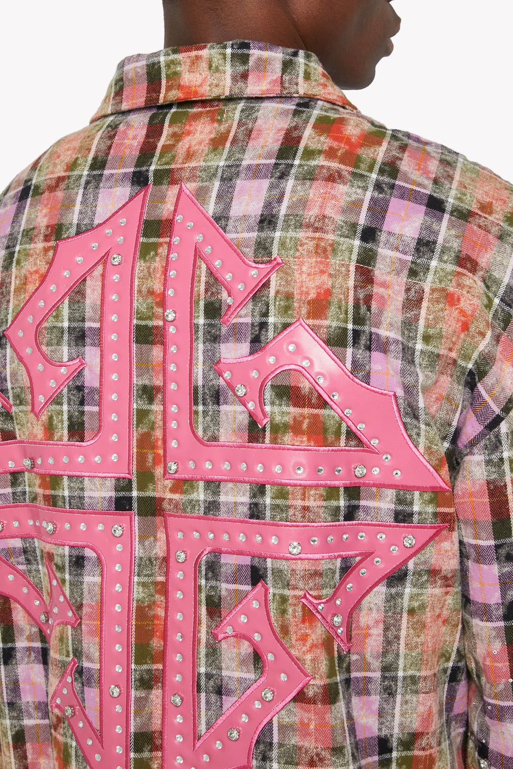 Guapi BLUSH PINK RHINESTONE FLANNEL