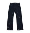Vicious Baggy Fit Embellished Piercing Carpenter Denim - Vintage Black