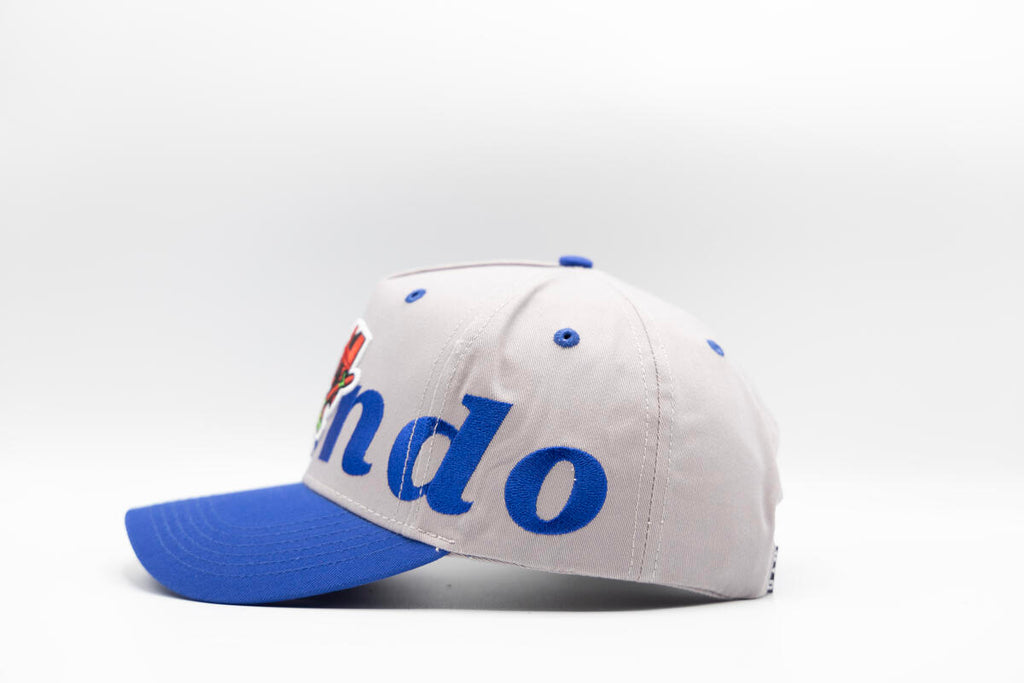 Gth Bold Orlando All Around Snapback Cap- Grey Blue