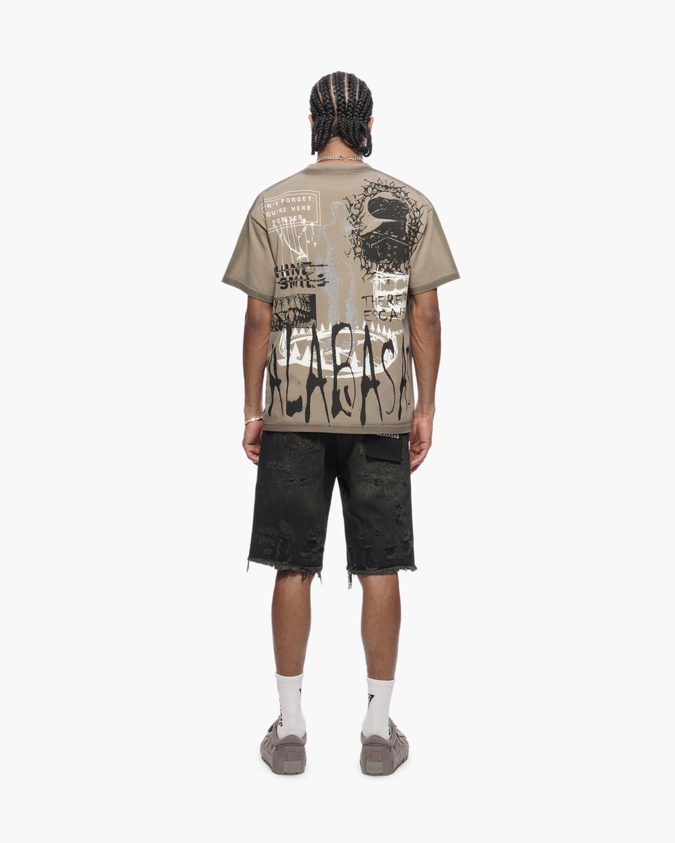 Valabasas 'Escape' T-Shirt- Grey