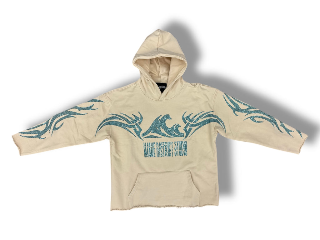 Wave District Tiffany Hoodie-Cream