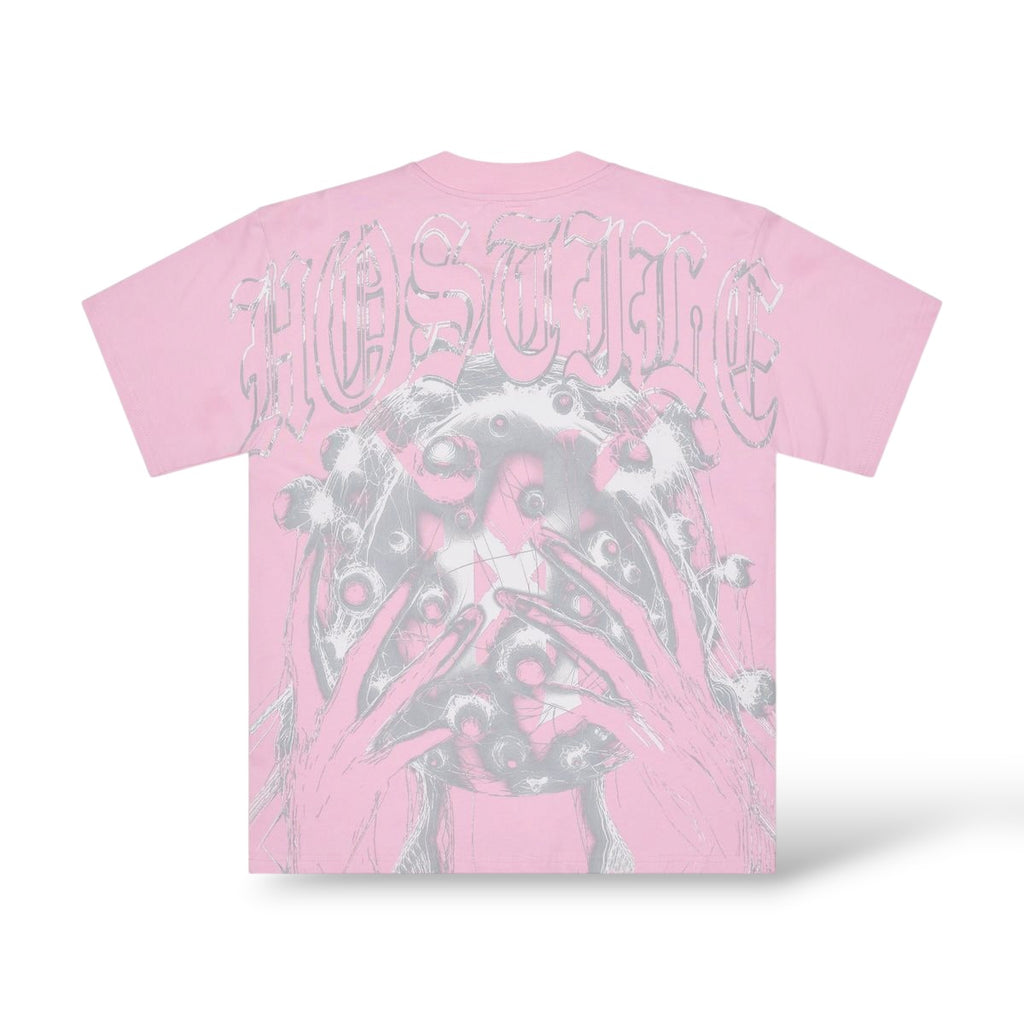 X Hostile 'Halo' T-Shirt- Pink