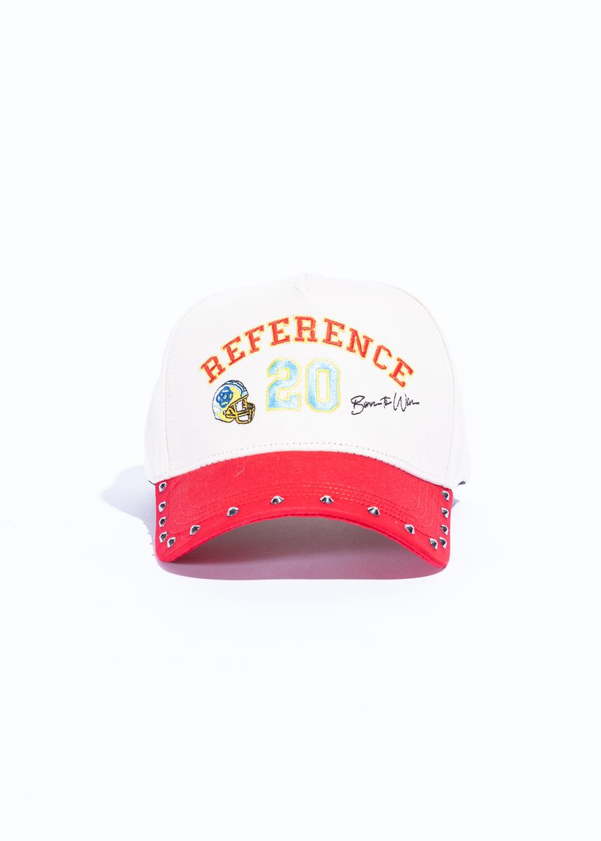 Reference 'Legacy' Hat- Cream/Red